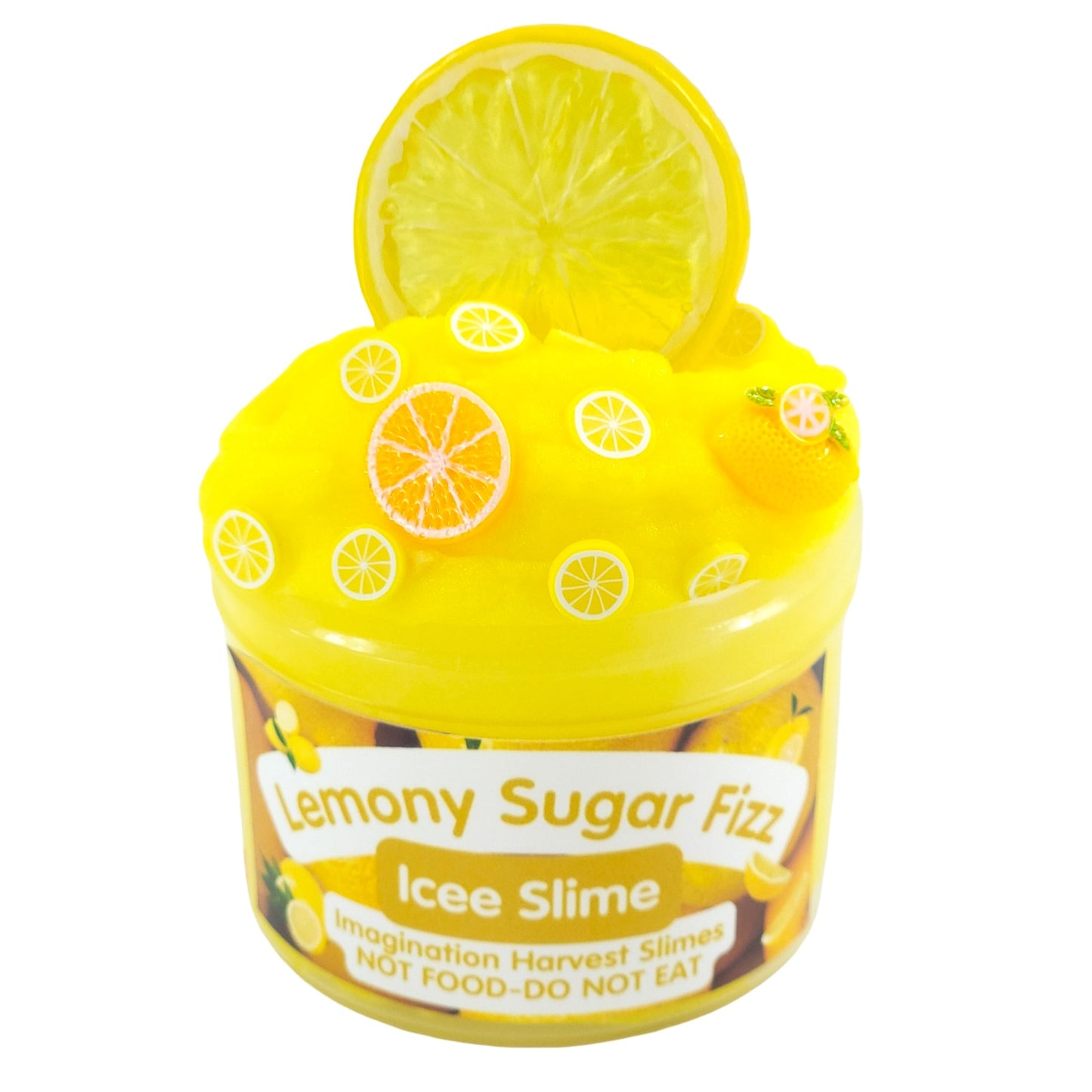 Lemony Sugar Snow Fizz Slime – Icee Slime