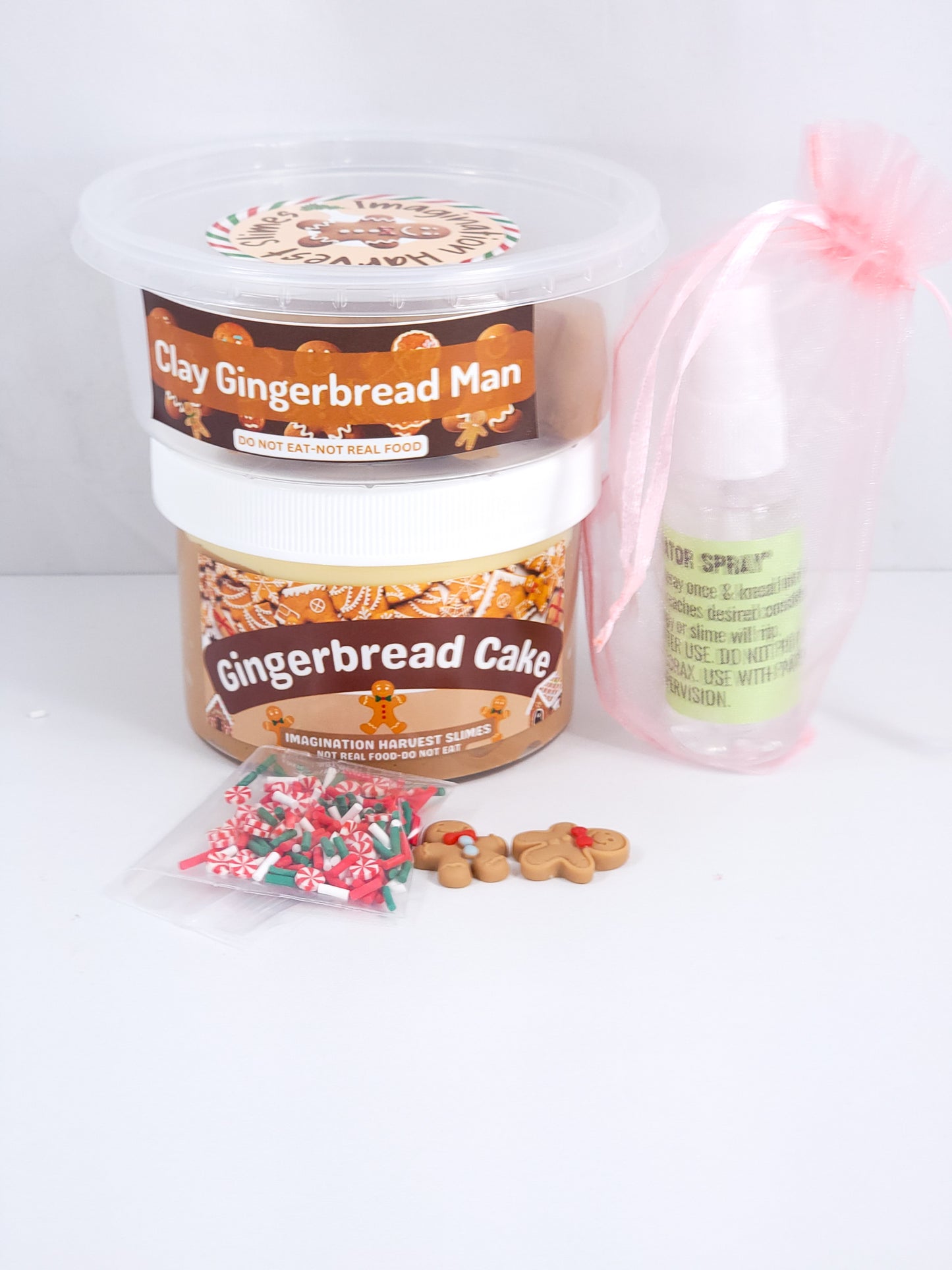 Gingerbread Cake Slime Kit