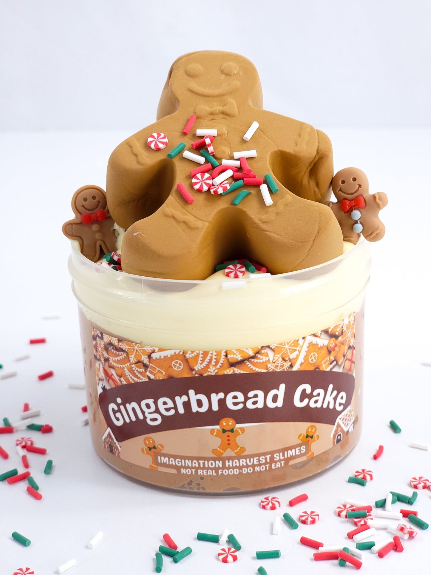 Gingerbread Cake Slime Kit