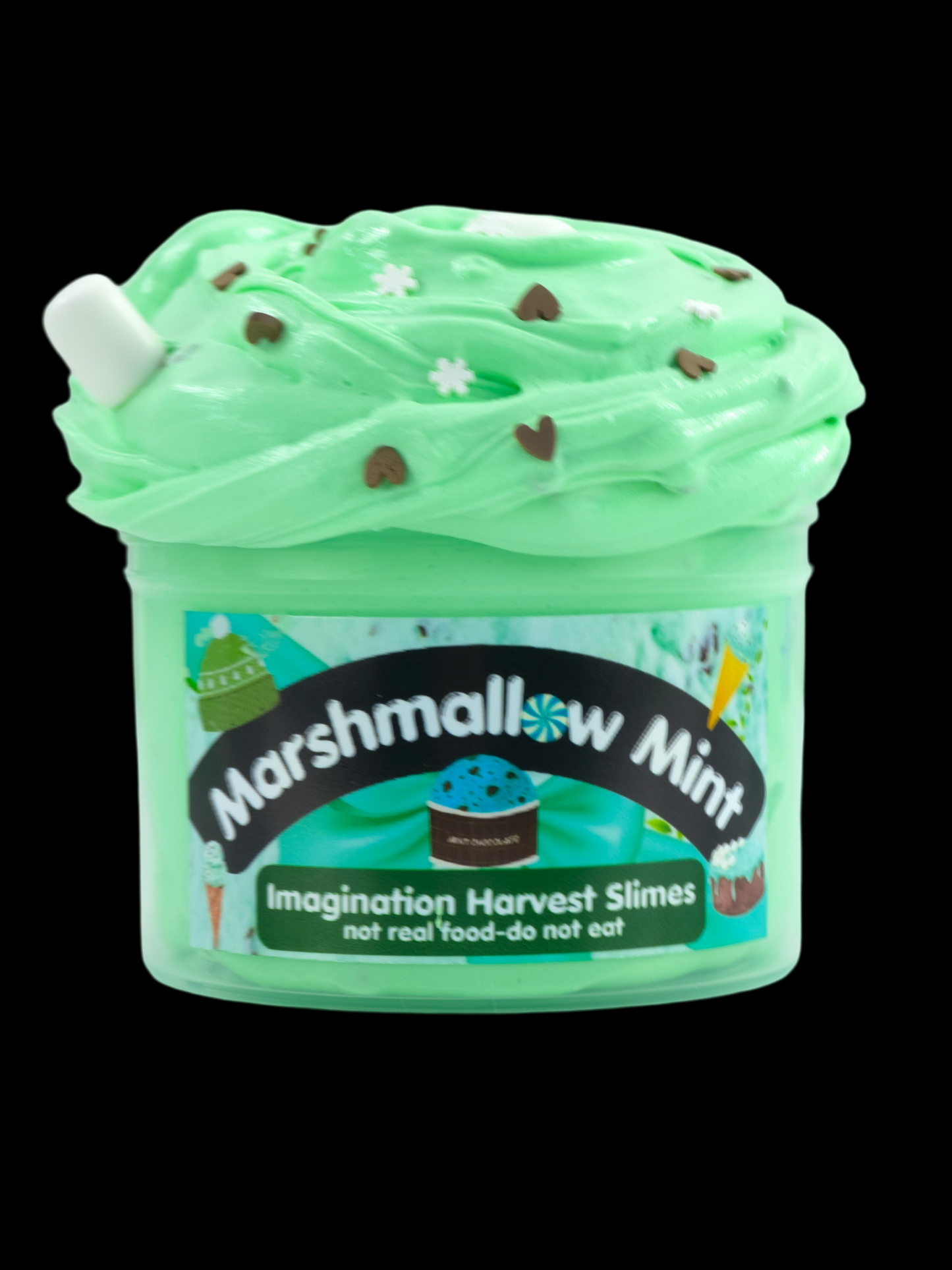 Marshmallow Mint Slime - Buttercream Slime