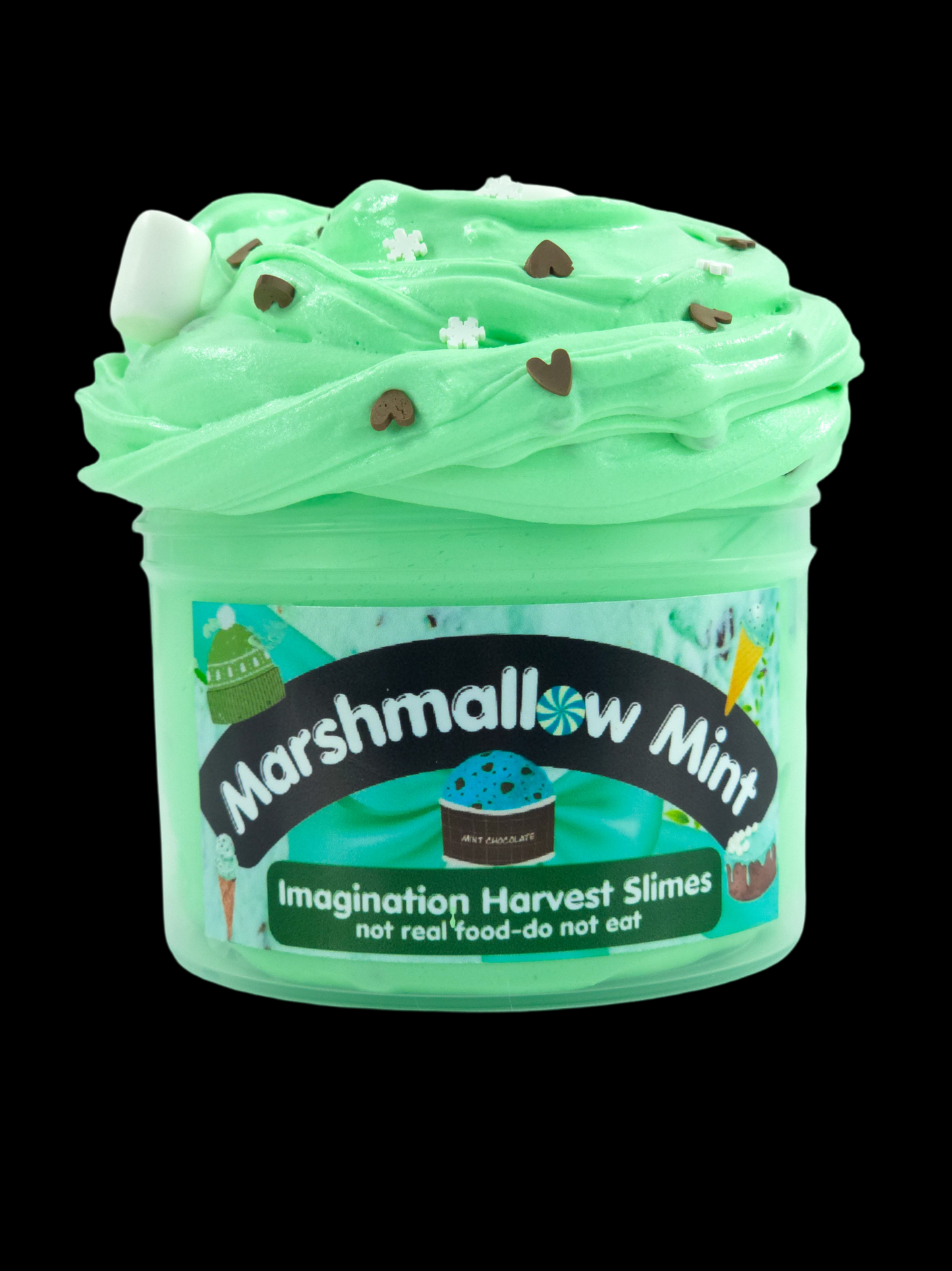 Marshmallow Mint Slime - Buttercream Slime