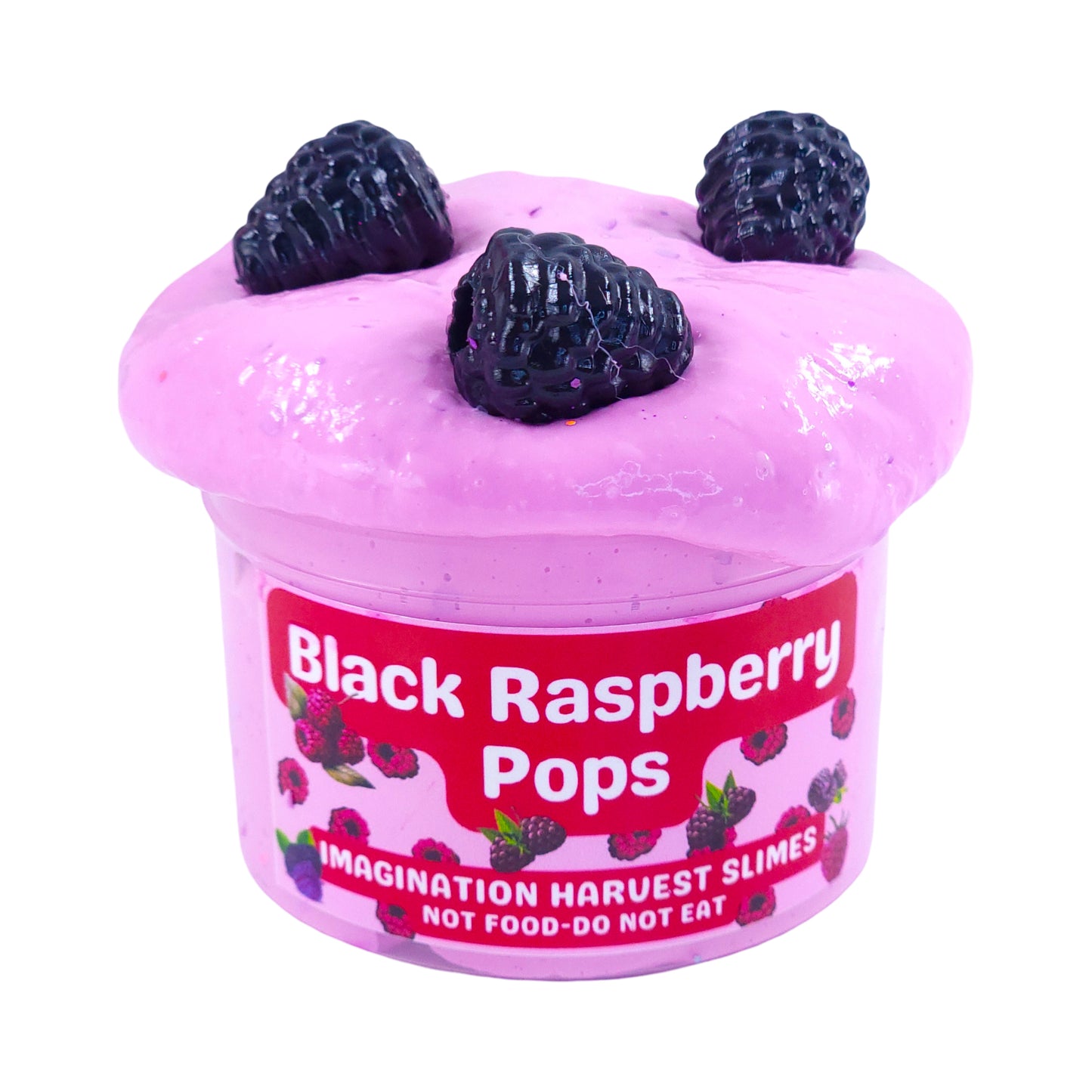 Black Raspberry Pop Slime - Thick and Glossy Slime