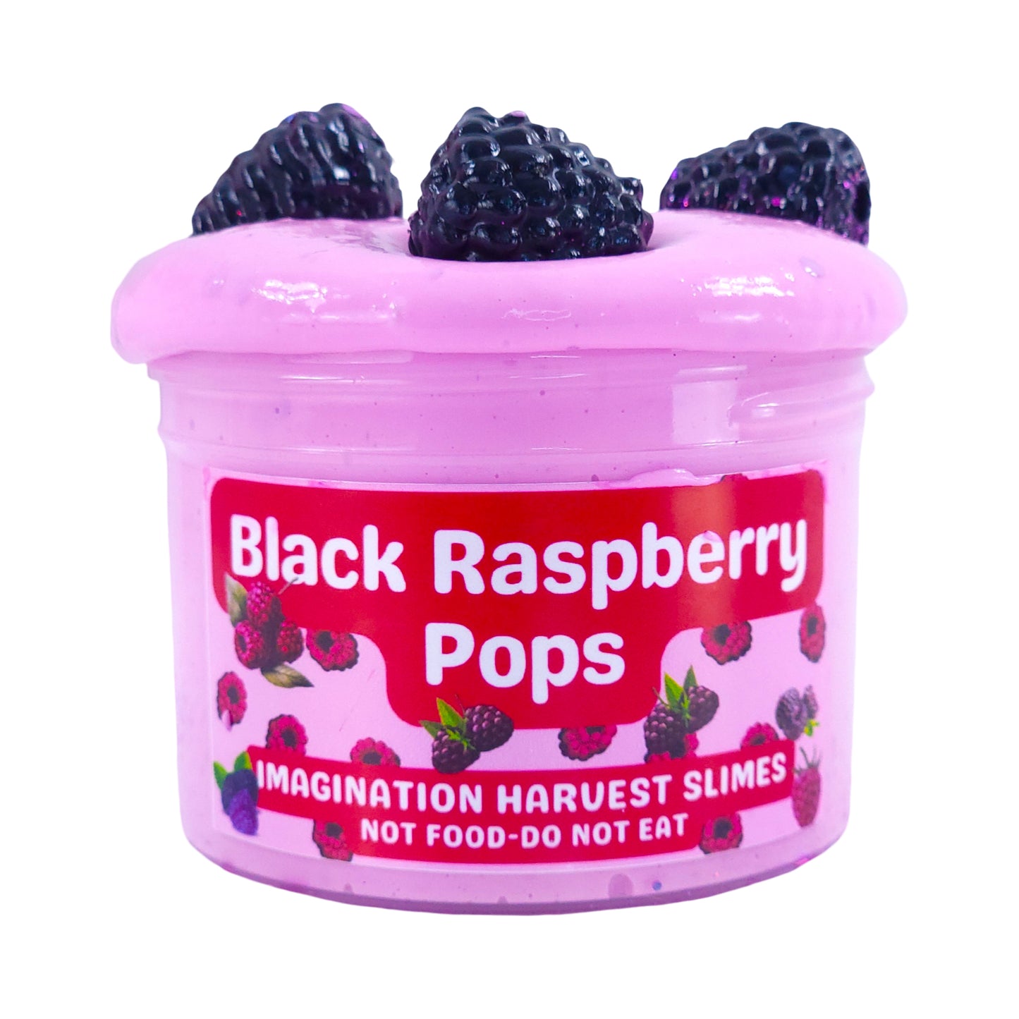 Black Raspberry Pop Slime - Thick and Glossy Slime