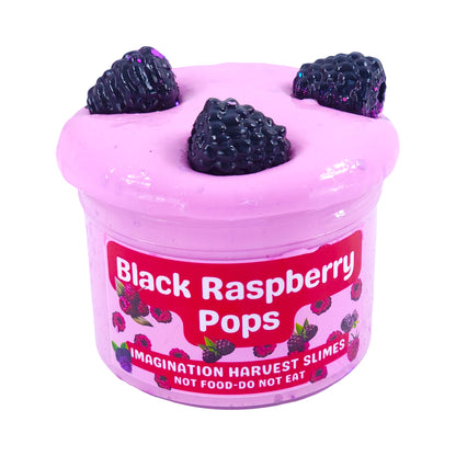 Black Raspberry Pop Slime - Thick and Glossy Slime
