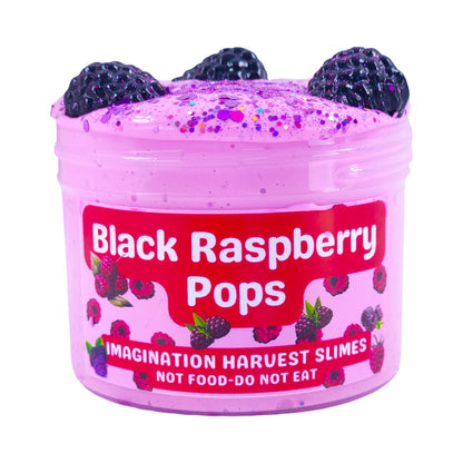 Black Raspberry Pop Slime - Thick and Glossy Slime