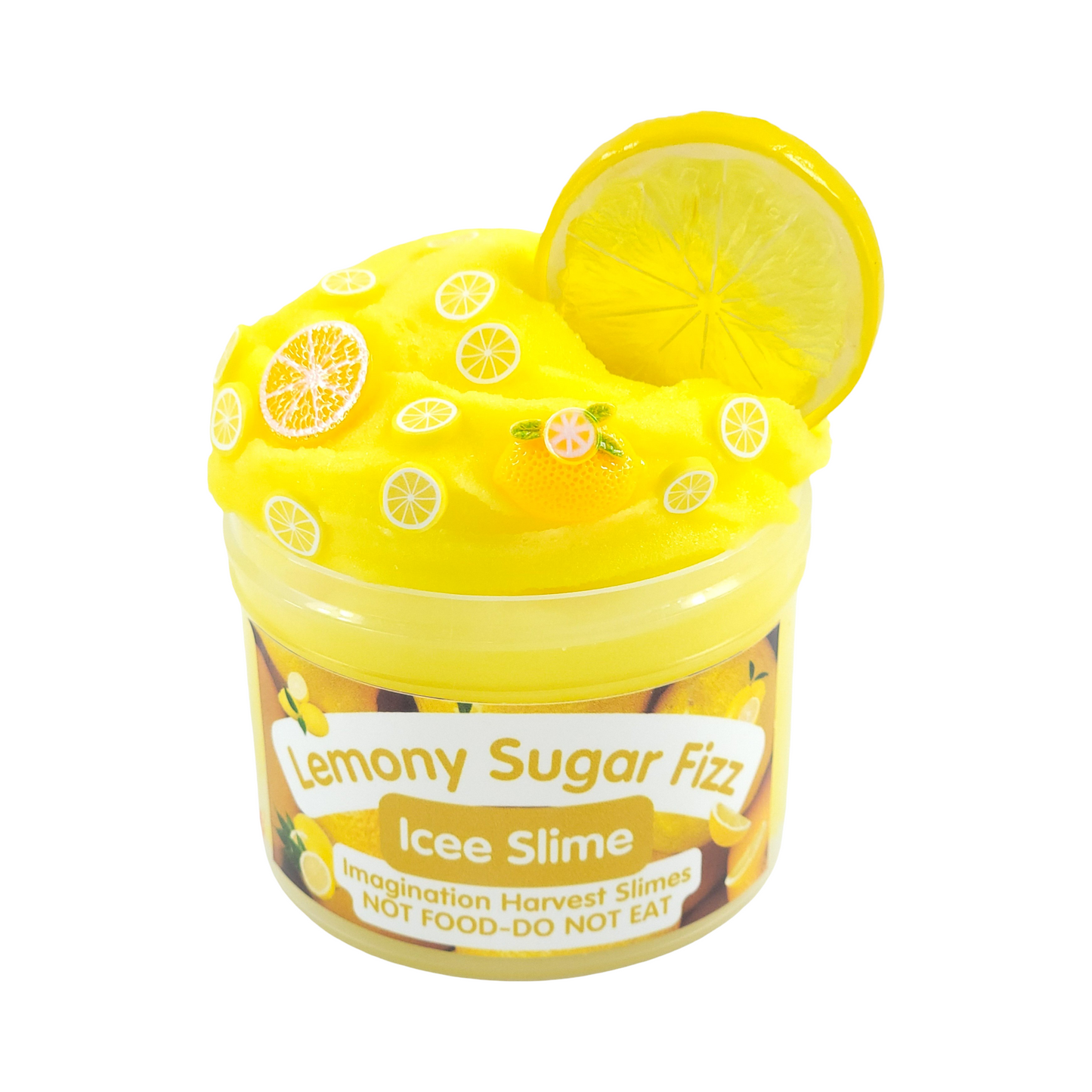 Lemony Sugar Snow Fizz Slime – Icee Slime