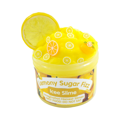 Lemony Sugar Snow Fizz Slime – Icee Slime