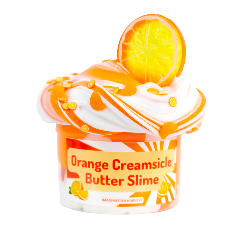 Orange Creamsicle Butter Slime