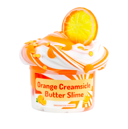 Orange Creamsicle Butter Slime