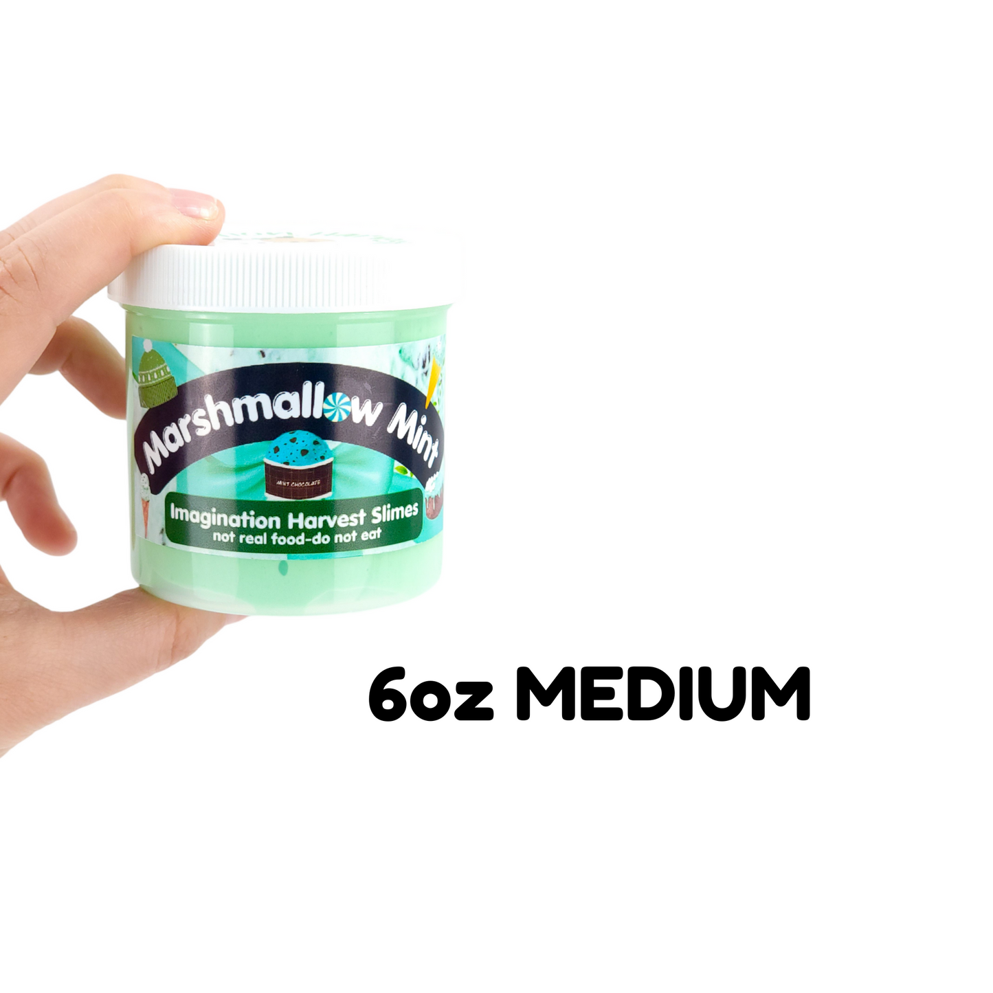 Marshmallow Mint Slime - Buttercream Slime