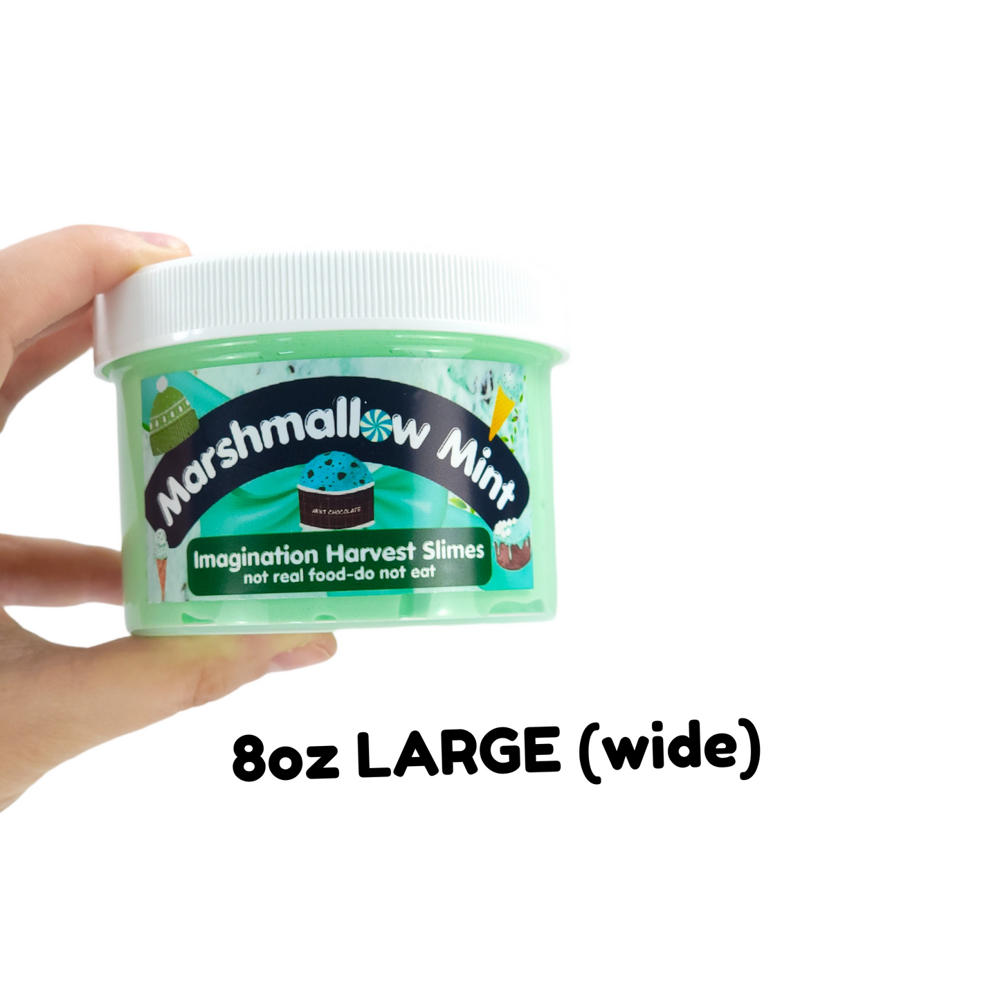 Marshmallow Mint Slime - Buttercream Slime