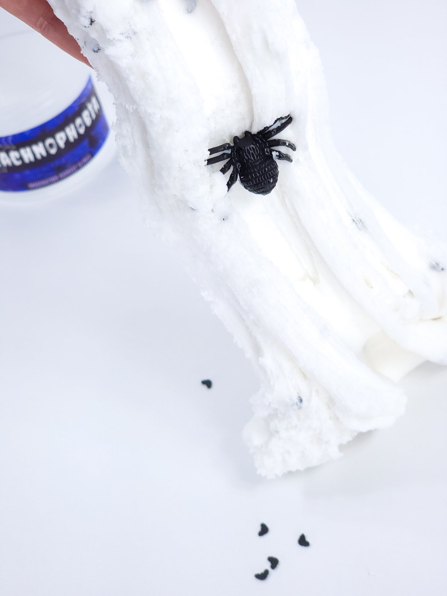 Arachnophobia Cloud Slime - Unscented Slime with Spiders