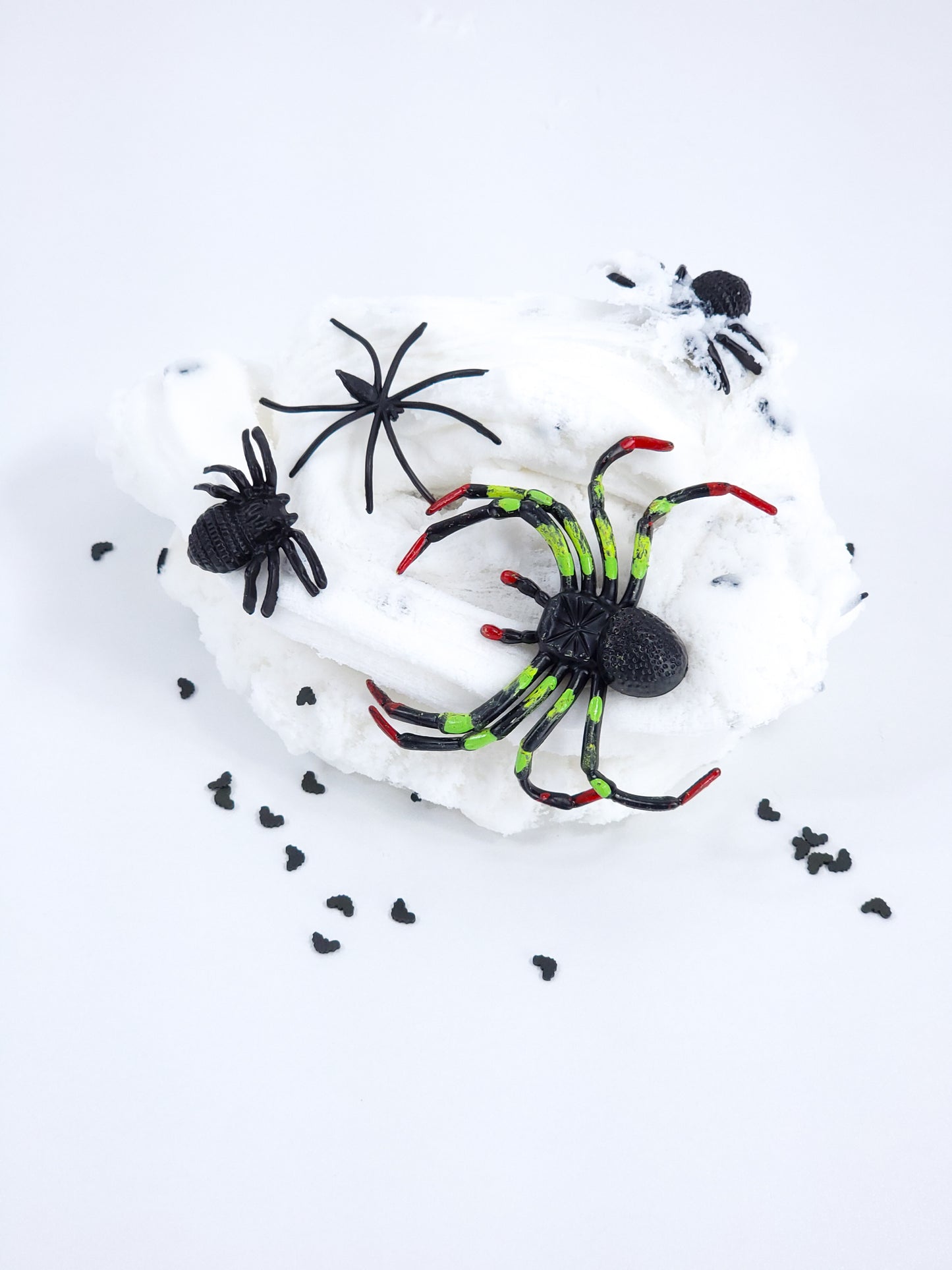 Arachnophobia Cloud Slime - Unscented Slime with Spiders