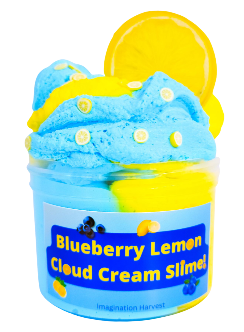 Blueberry Lemon Cloud Slime - Scented Slime