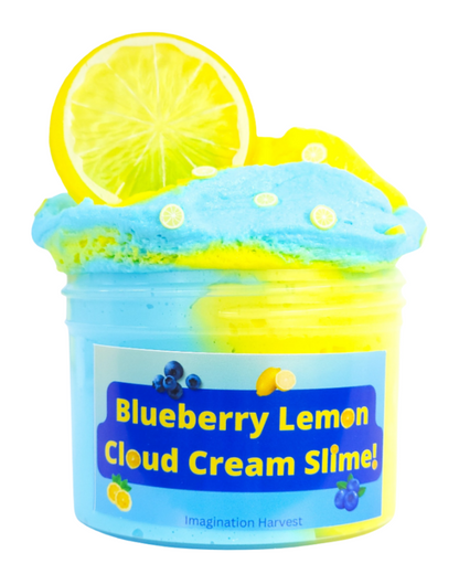 Blueberry Lemon Cloud Slime - Scented Slime