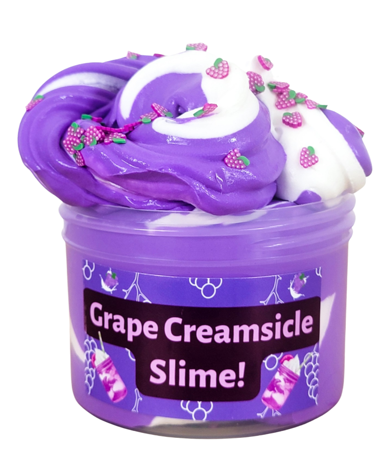 Grape Creamsicle Clay Butter Slime