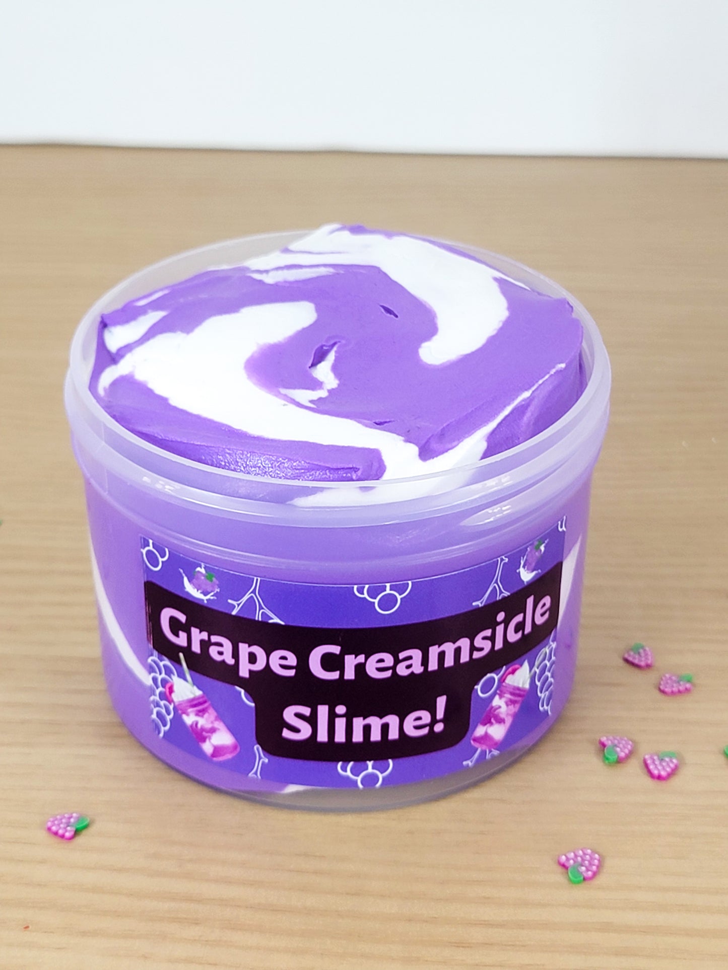 Grape Creamsicle Clay Butter Slime