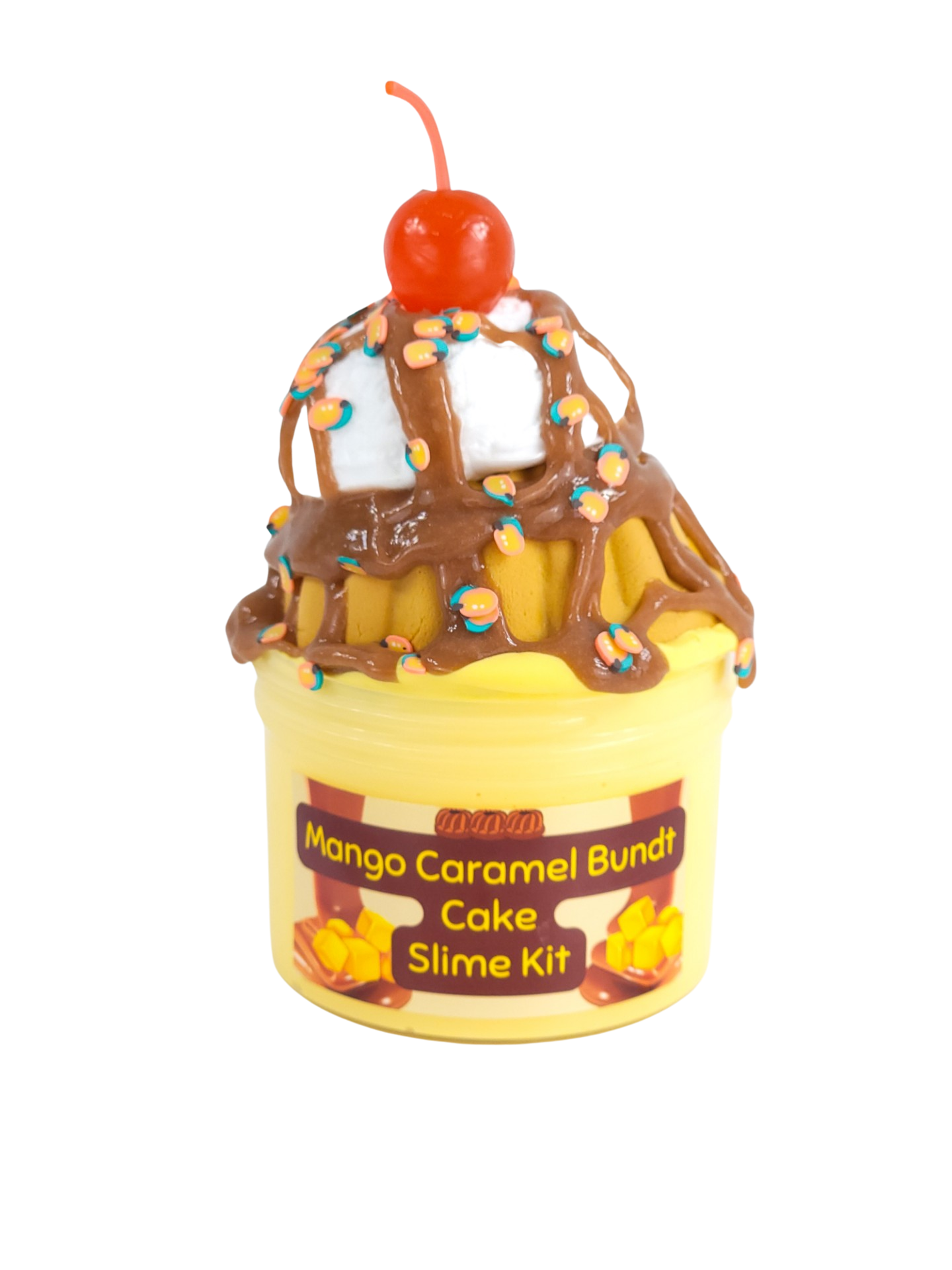 Mango Caramel Bundt Cake Slime Kit