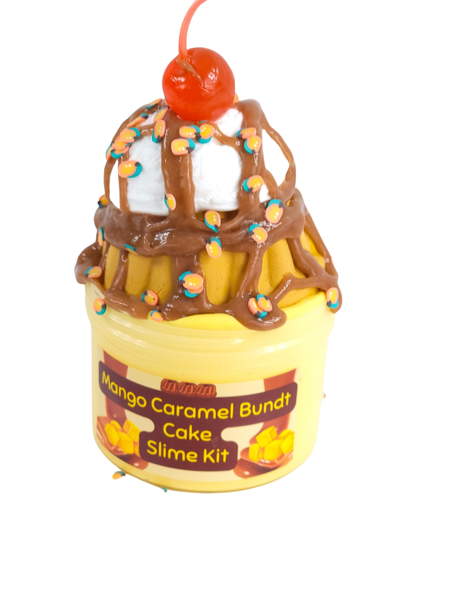 Mango Caramel Bundt Cake Slime Kit