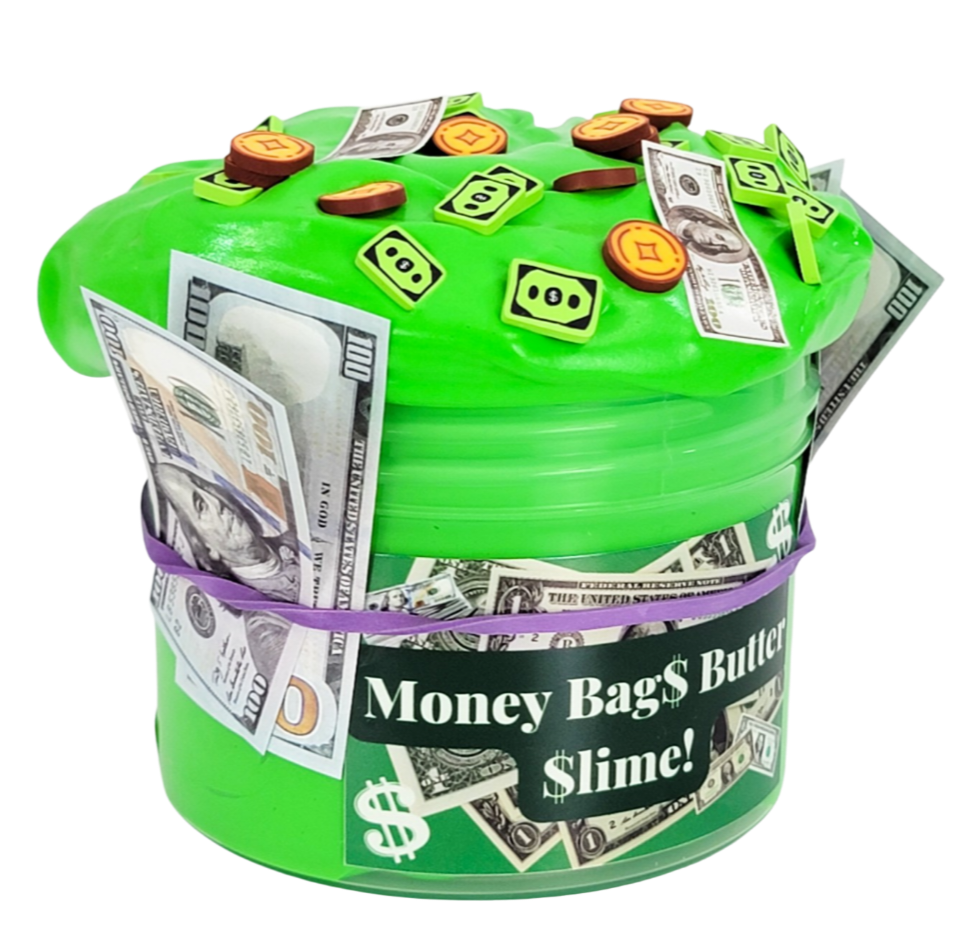 Money Bags Butter Slime - Money Scented Slime