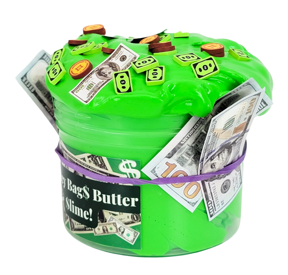 Money Bags Butter Slime - Money Scented Slime