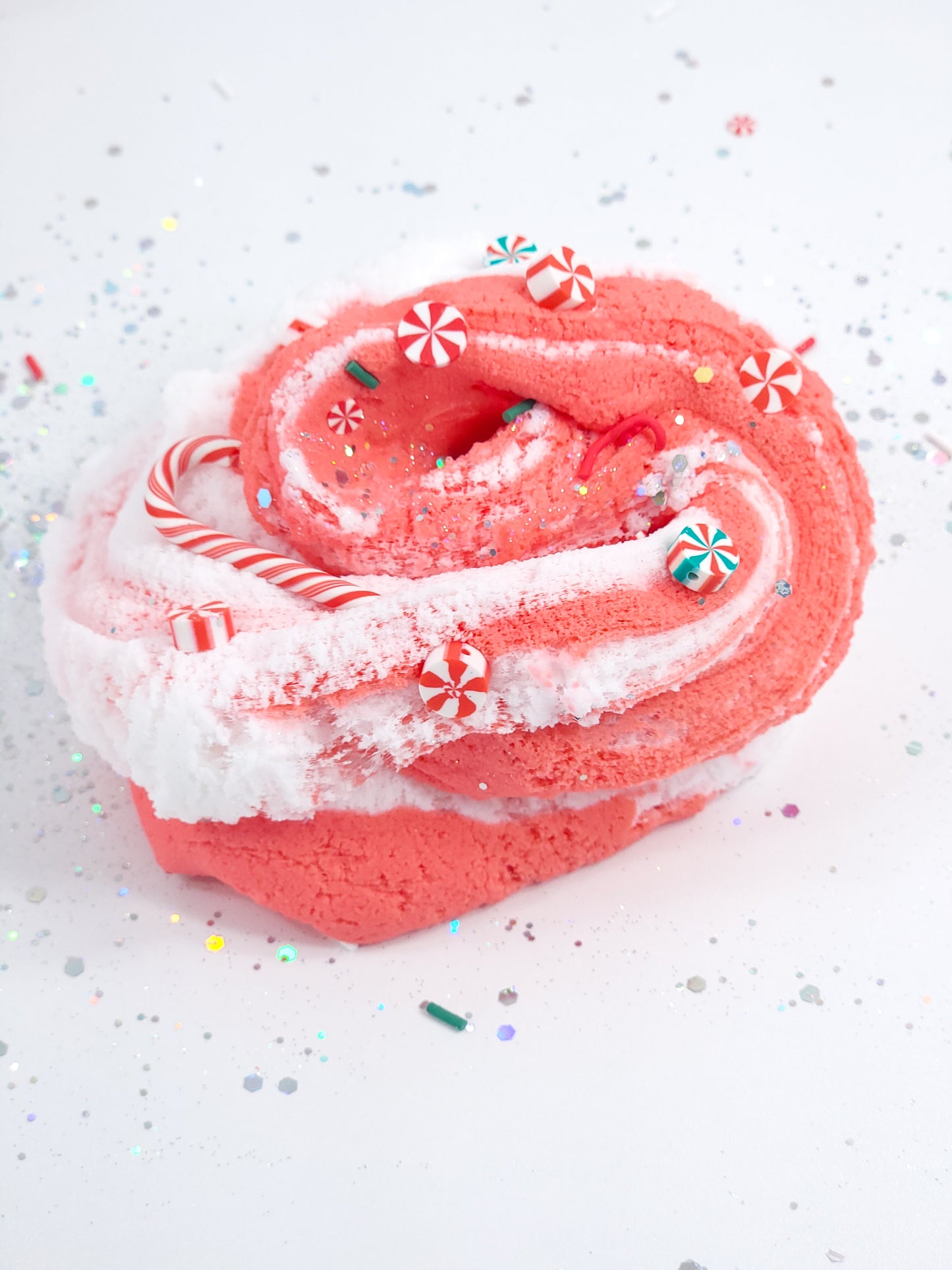 Peppermint Wonderland Christmas Slime - Cloud Slime