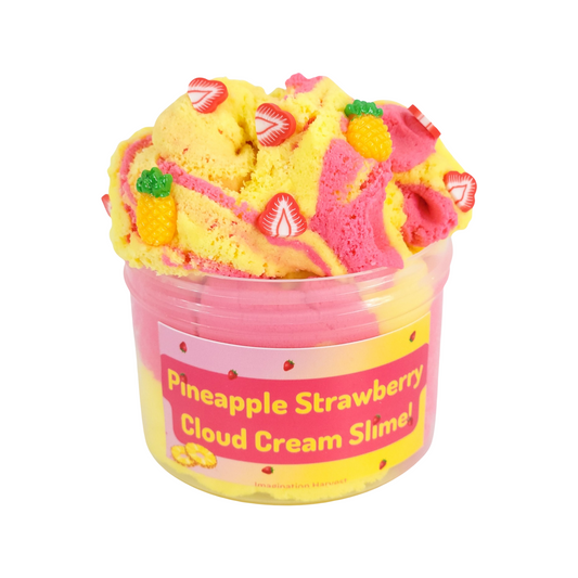 Pineapple Strawberry Cloud Slime