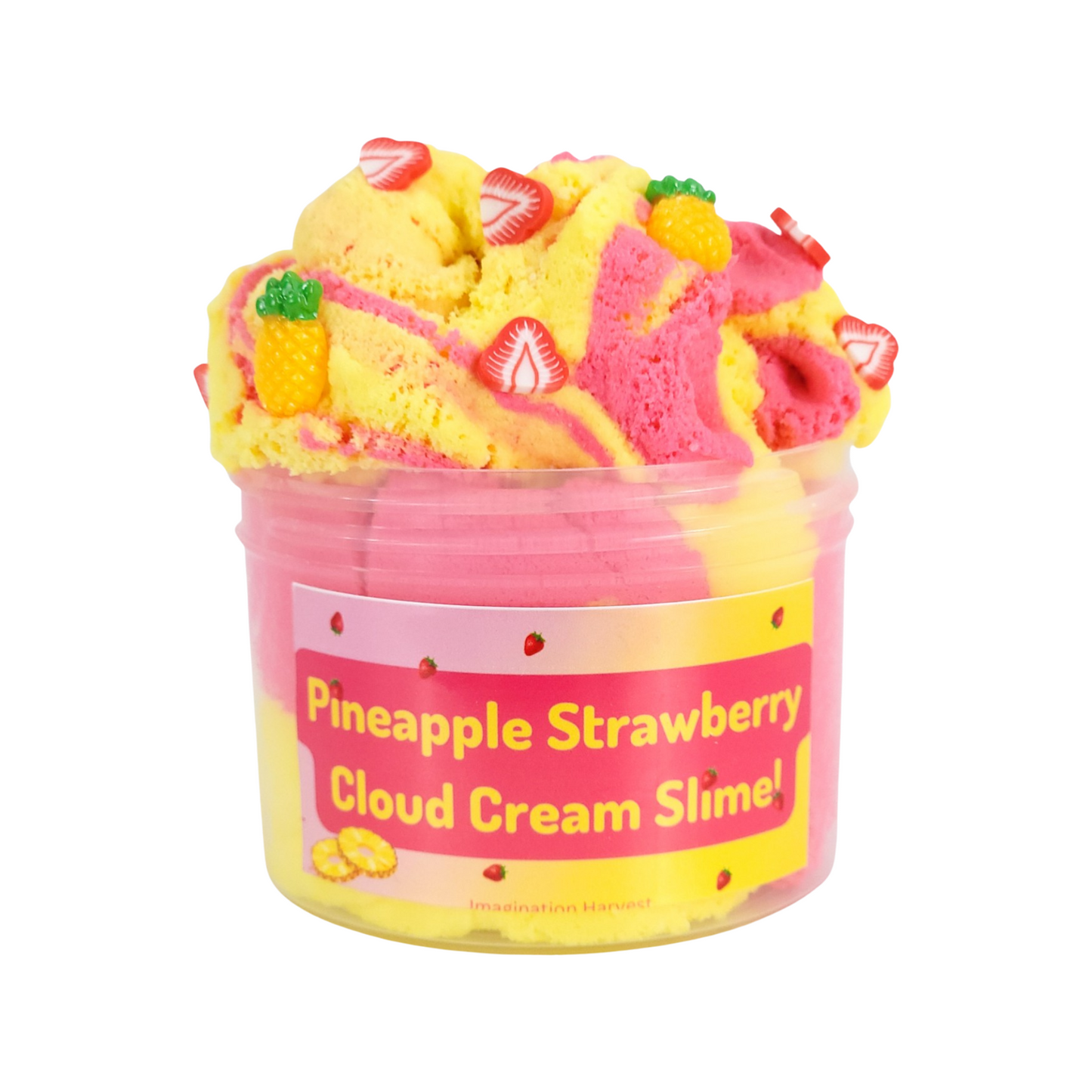 Pineapple Strawberry Cloud Slime